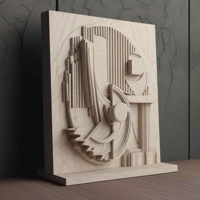 نموذج ثلاثي الأبعاد لآلة CNC 3D Art 